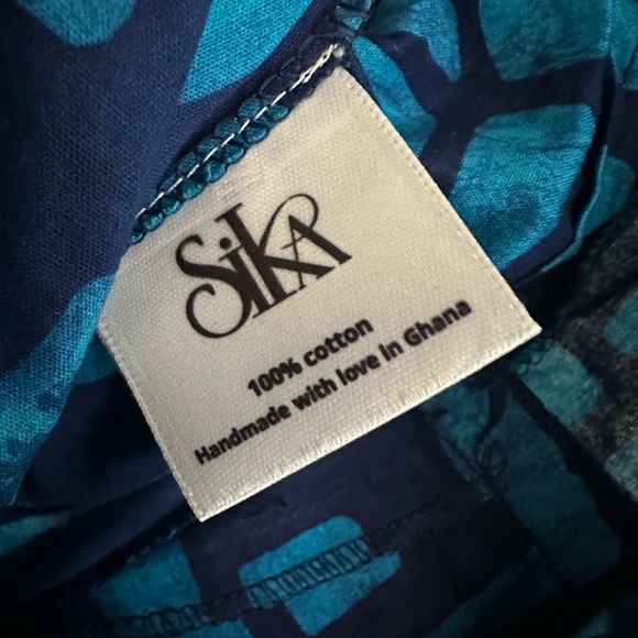 NWT Anthropologie SIKA Geometric Romper - women size 2 geometric blue with belt - Picture 9 of 11